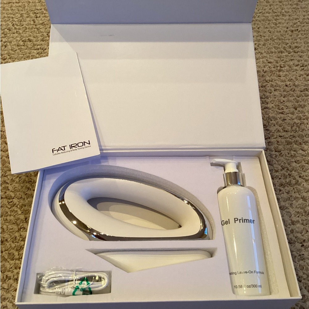 Fat Iron Facial Device Set with Gel Primer